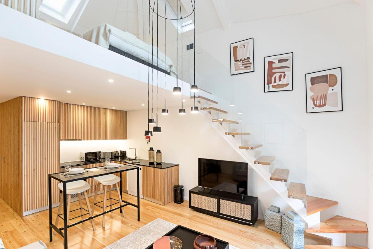 Studio Duplex W Ac Near River Front By Lovelystay 포르투 외부 사진