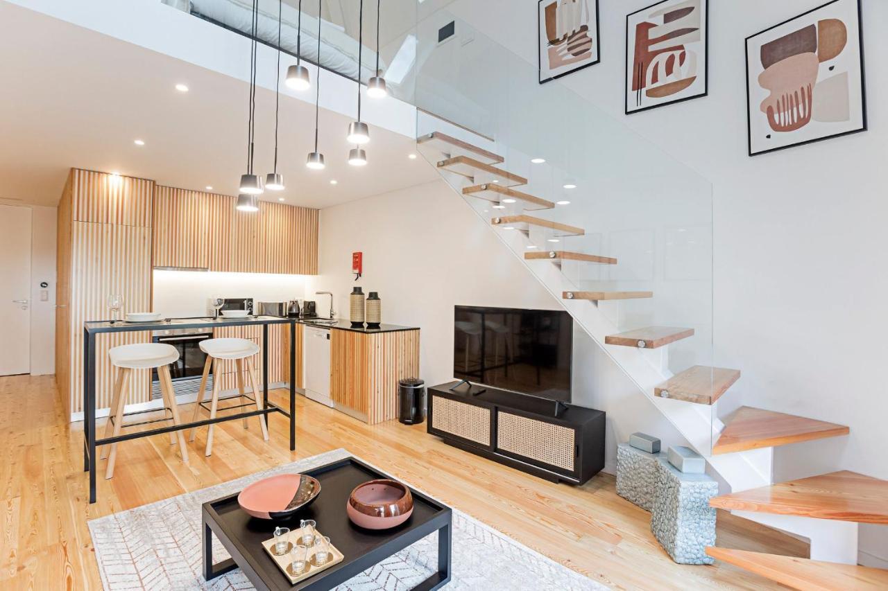 Studio Duplex W Ac Near River Front By Lovelystay 포르투 외부 사진